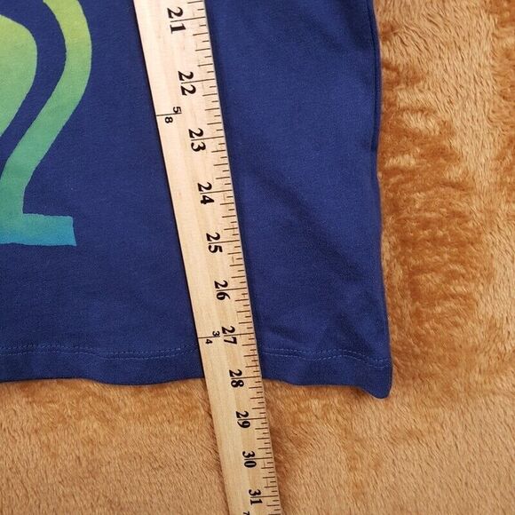 CHASER Mens Shirt Medium Blue Pullover Crew Graphic COOL Tee - Picture 6 of 7